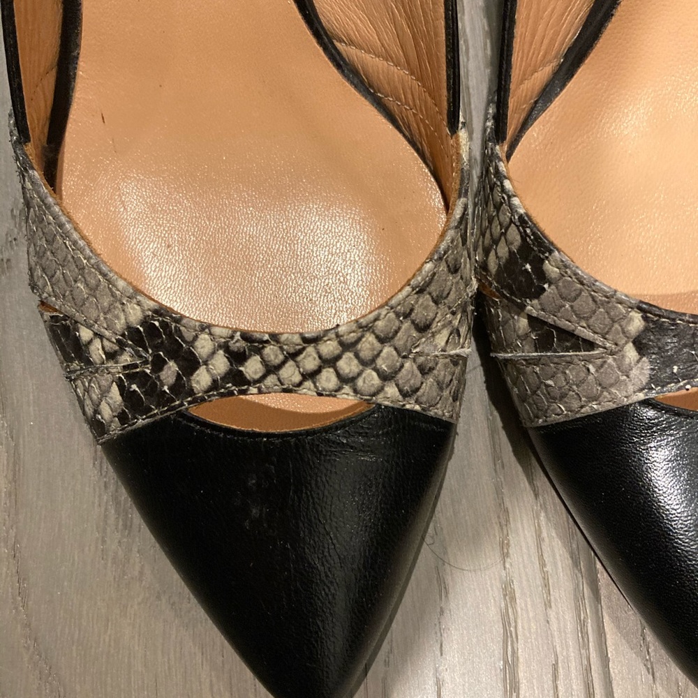 Black/python Italian pumps - Picture 10 of 10